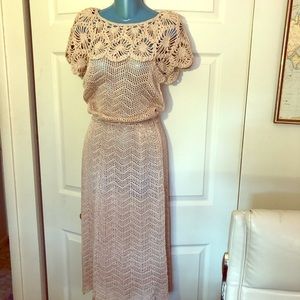 Vintage Oscar De La Renta Knit Dress